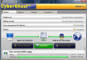 free cyberghost activation key